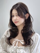 クム(kumu)&nbsp;前髪カット/ヘアセット/レイヤーカット/韓国ヘア/透明感カラー