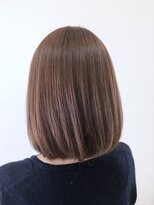 美容室 フラット(FLAT)&nbsp;ボブスタイル ハイトーンアッシュ