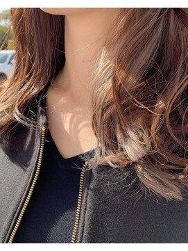 マイ ヘア デザイン 岡崎(MY hair design) ワンポイントの遊び心