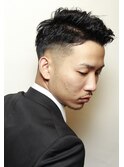 ワイルドツーブロックワイルドアップバングネープレス