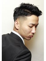 ワンワンオー バーバーショップ 博多店(@110 BARBER SHOP) ワイルドツーブロックワイルドアップバングネープレス