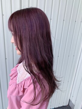 ビーワールド(B WORLD) ピンクブラウン　大人可愛いロング【 藤枝/髪質改善/カラー】