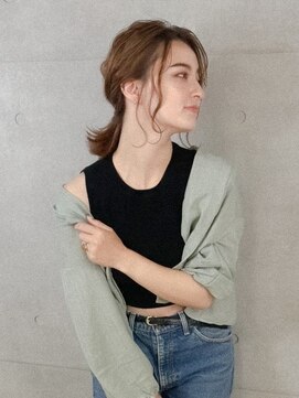 ティファ 二子玉川(Tiffa) ボブハーフアップアレンジ