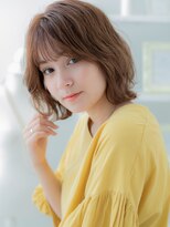 モッズヘア 上尾西口店(mod's hair) 透け感くせ毛風外ハネミディアムウルフヘアc3上尾!