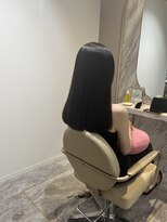 トッカ 高槻店(tocca)&nbsp;暗髪ブルーグレーワンレンロング