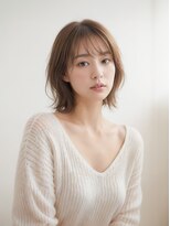 ブローニュ(Boulogne) イルミナカラー魅せる！透明感のあるセミディ☆☆
