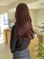 キュー(que)&nbsp;ブリーチなし　レッドブラウン