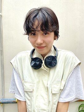 オウン 藤沢(Own.) 【Ayumi】マッシュショート、前髪パーマ