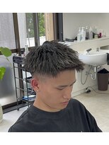 ジャス(Jus)&nbsp;ツイストパーマ×メッシュ×メンズショートスタイル