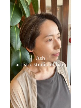 アッシュ アーティスティック スタジオ オブ ヘア(Ash artistic studio of hair) デザインハイライトカラー