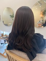 ピピバイヨーク(pipi, by yoke.)&nbsp;ダークブラウン/セミロング/透明感