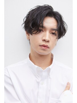 メンズ サロン ドット トウキョウ 町田店(men's salon dot. tokyo) ソフトツイストスパイラル×センターパート