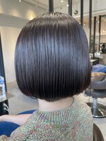 クラップス 弘明寺店(CLAPS)&nbsp;コンパクトボブ×ダークグレージュ