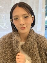 アミー 駒澤(Ammy komazawa)&nbsp;ミニボブ/切りっぱなし/タッセルボブ/ショートボブ/透明感カラー