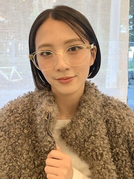 アミー 駒澤(Ammy komazawa) ミニボブ/切りっぱなし/タッセルボブ/ショートボブ/透明感カラー