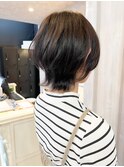 福山人気ショートウルフくびれシルエット簡単小顔骨格補正20代