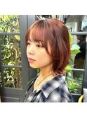 透明感暖色 ミディアム レイヤー