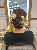 成人式ヘアセット