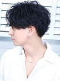 色気溢れる爽やかかきあげミディ
