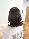 10代20代30代/透明感暗めグレージュアッシュベージュ/くびれヘア