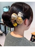 『振袖ヘアアレンジ』