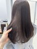 全体カット＋前髪縮毛矯正ストレート＋オージュア1stepトリ8100円(90分)