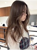 ハイライトバレイヤージュダブルカラーケアブリーチ30代40代