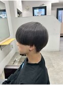 刈り上げマッシュショートニュアンスカラー暗めカラー横浜横浜駅