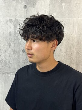 メゾンフォーメン 心斎橋店(Maison for men) シャドーパーマ@midori_maison