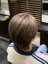 エクファ ヘア リゾート 大津 瀬田店(ex-fa hair resort)&nbsp;イメチェン/ホワイトブロンド/外ハネボブ/美髪/大津/瀬田