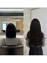 リゼル シブヤ(RISEL SHIBUYA)&nbsp;エクステ80本で自然なロングヘアに！