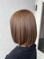 ペッツショコラ(PETZ chocolat) ブリーチオンカラーです(^^)暖色系ベージュで可愛らしくしました