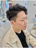 メンズヘアビジネスガイルヘア刈り上げショートフェード韓国ヘア