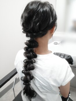 レーヌ(REINE)の写真/結婚式やパーティーなど、フォーマルなスタイルのヘアセットもできます！