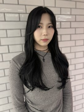 ジーナ 梅田(Zina) 【梅田】大人艶髪ブルーブラックくびれヘア