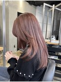 レイヤー◎ピンクベージュ
