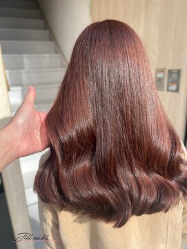 ジル アンク(Jill ankh) 《姫路駅北　Jillankh》ピンクベージュ　髪質改善　ダブルカラー