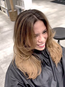 シエラ 心斎橋(CIERA.) タッセルボブウルフボブマッシュウルフ40代髪型