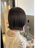 外はねボブ　新宿/髪質改善/透明感カラー/ボブ/小顔カット