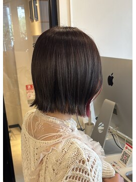 外はねボブ　新宿/髪質改善/透明感カラー/ボブ/小顔カット