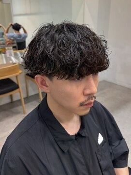 フィフスパーク(fifth PARK) 渋谷ルーズパーマフェザーパーマフェザーショートマレットヘア