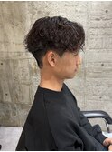 MEN’S HAIR/サーフカール/刈り上げセンターパート/太田