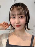 30代40代大人女性/前髪ありショートボブ/ショートヘア/髪質改善