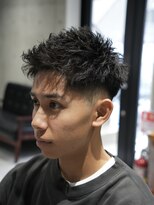 メッツ 原宿(METS)&nbsp;MEN'S/ツイストピンパーマ×フェード/ツイスパ/ツイスト