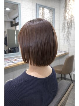 バンビ(BAMBI) 10代20代30代40代50代タッセルボブ×ネイキッドコーラルカラー