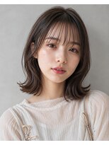 ラミ(L'ami)&nbsp;《吉田光ノ丞》大人かわいい外はねミディアム/アッシュブラウン