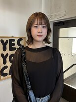 バトン(BATON) 外ハネボブ/ オリーブベージュ/大分/西大分/ボブ