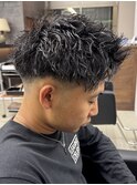 シャドウパーマニュアンスパーマ波巻きスパイラルパーマ名古屋栄