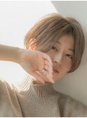 センターパートショート