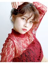 ブルー(BLUE)&nbsp;【Blue☆】#くせ毛風ハンサムショート#前髪パーマ